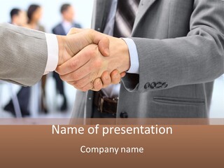 Support Sign Partner PowerPoint Template