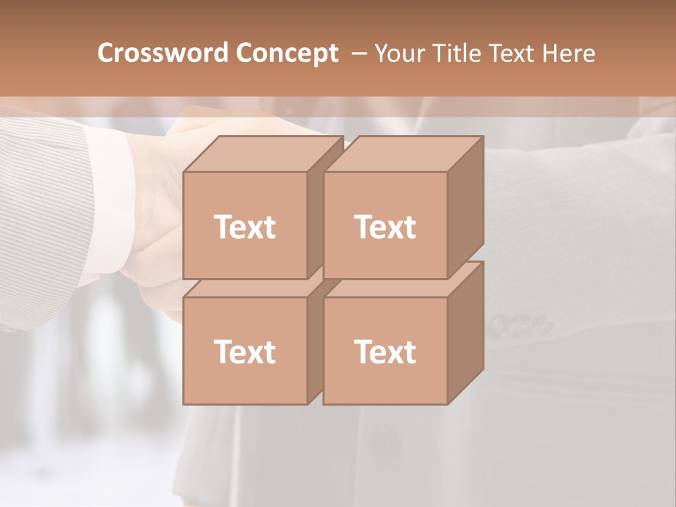 Support Sign Partner PowerPoint Template