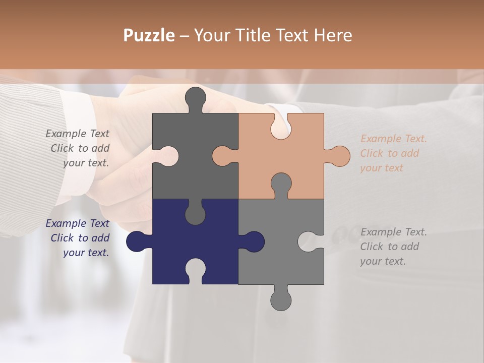 Support Sign Partner PowerPoint Template