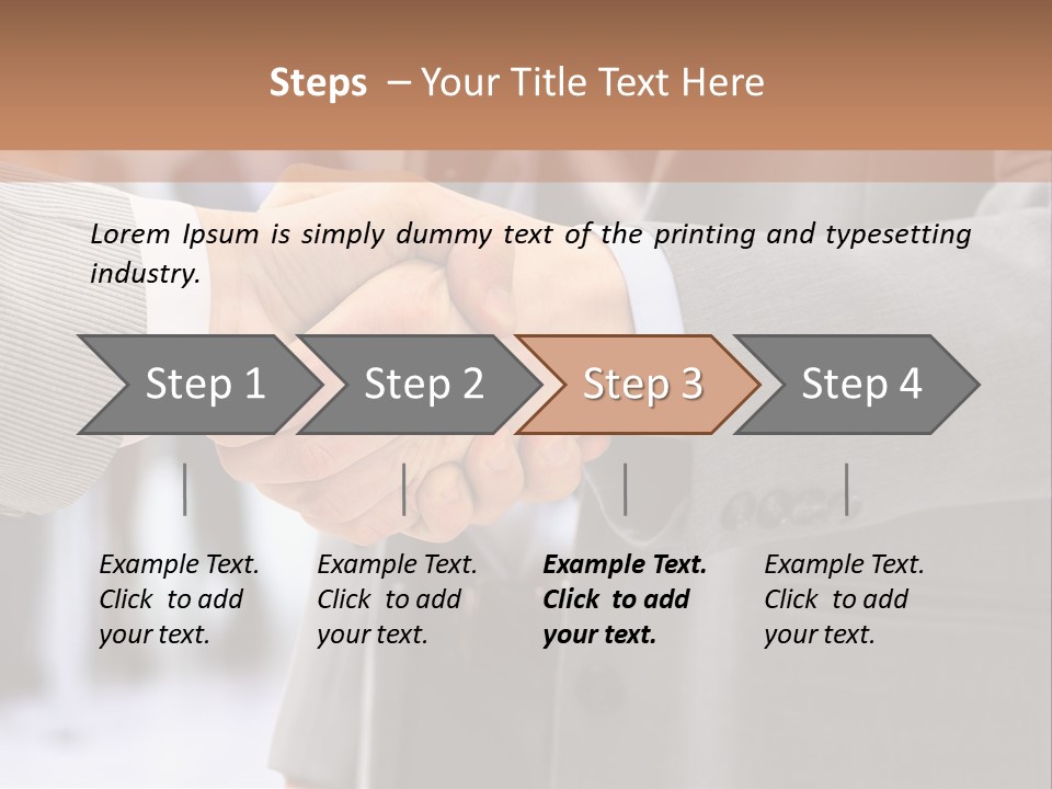 Support Sign Partner PowerPoint Template