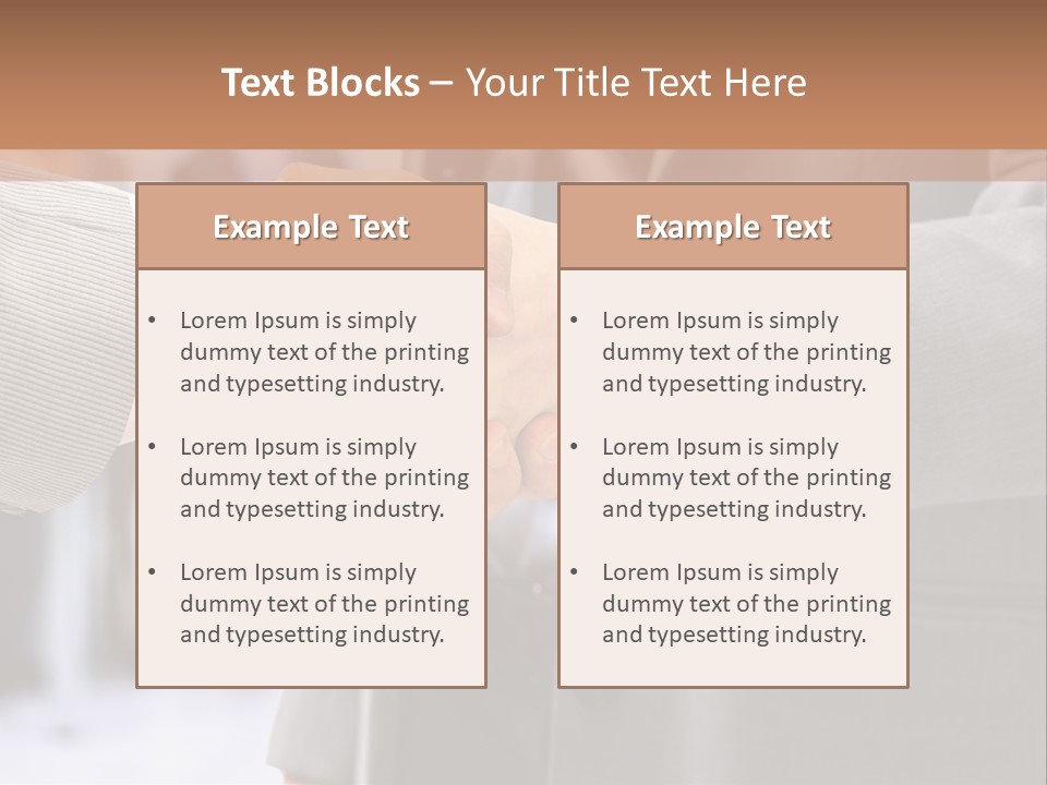 Support Sign Partner PowerPoint Template