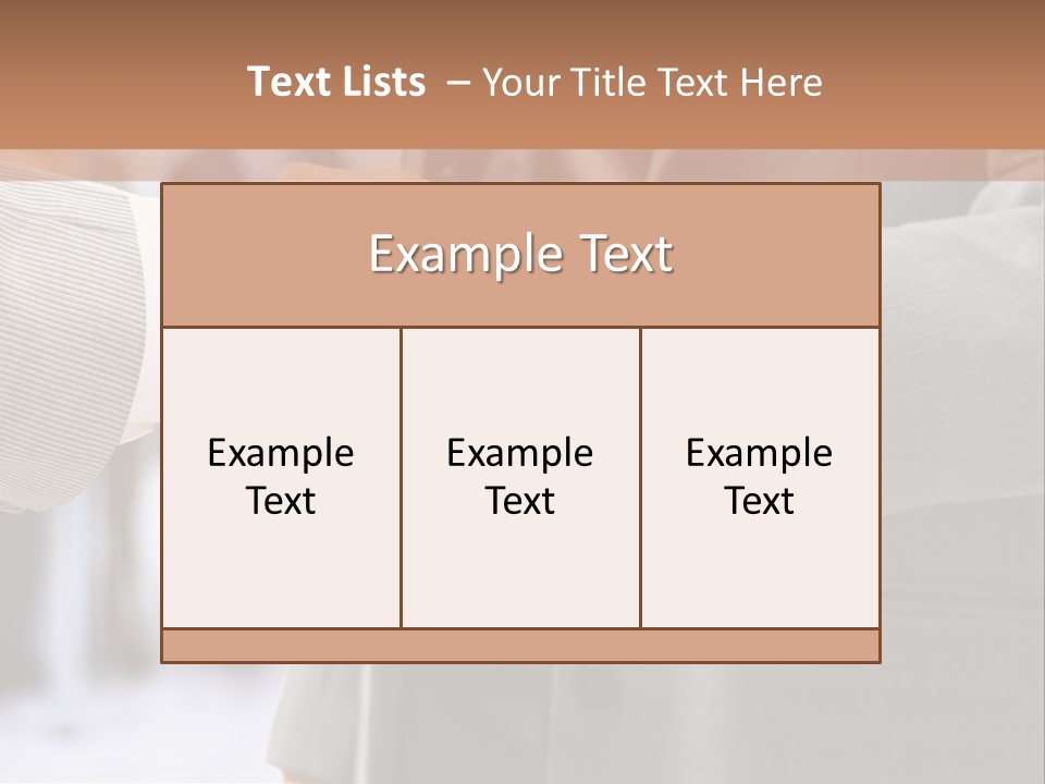 Support Sign Partner PowerPoint Template