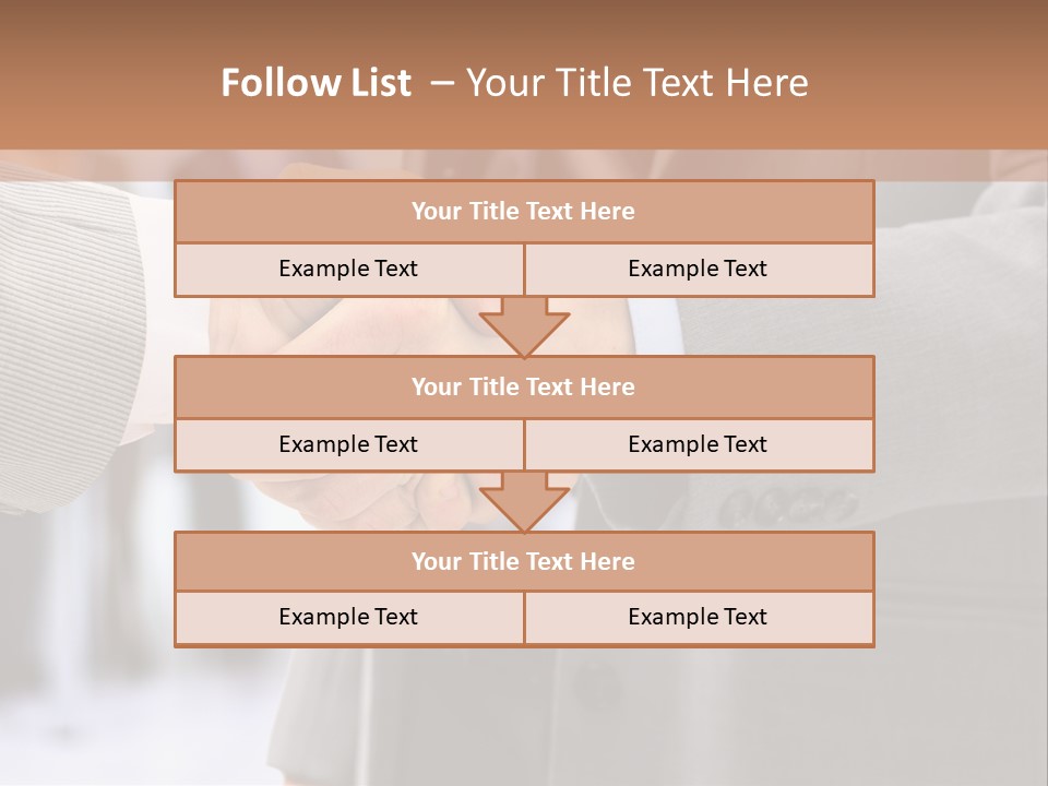Support Sign Partner PowerPoint Template