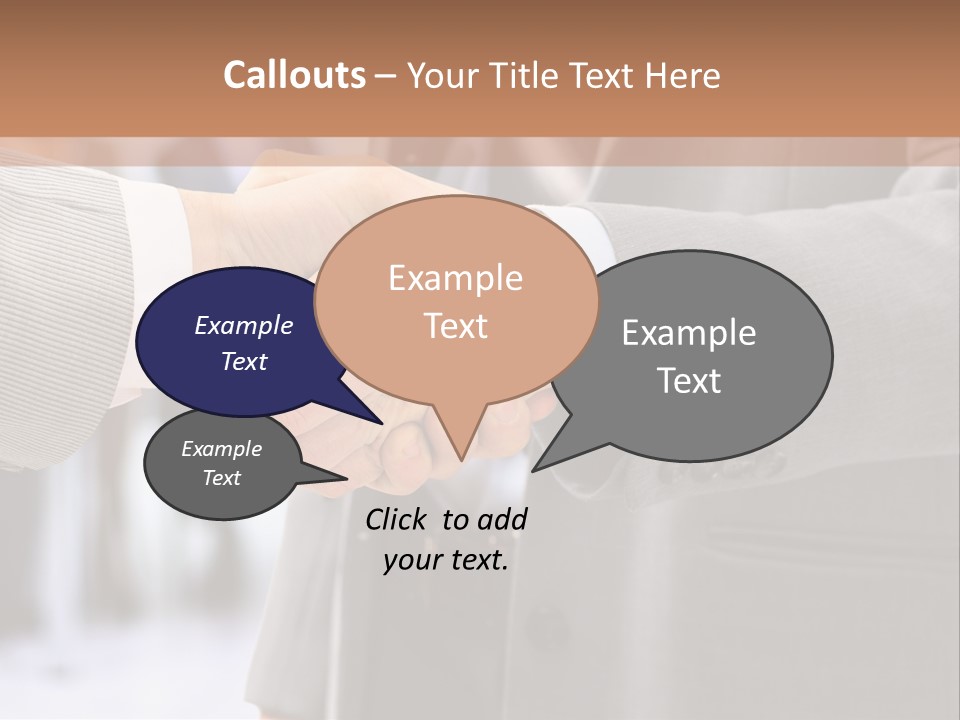 Support Sign Partner PowerPoint Template