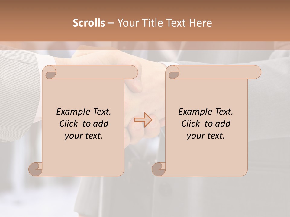 Support Sign Partner PowerPoint Template