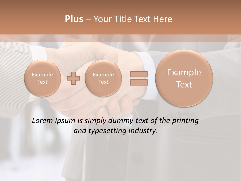 Support Sign Partner PowerPoint Template
