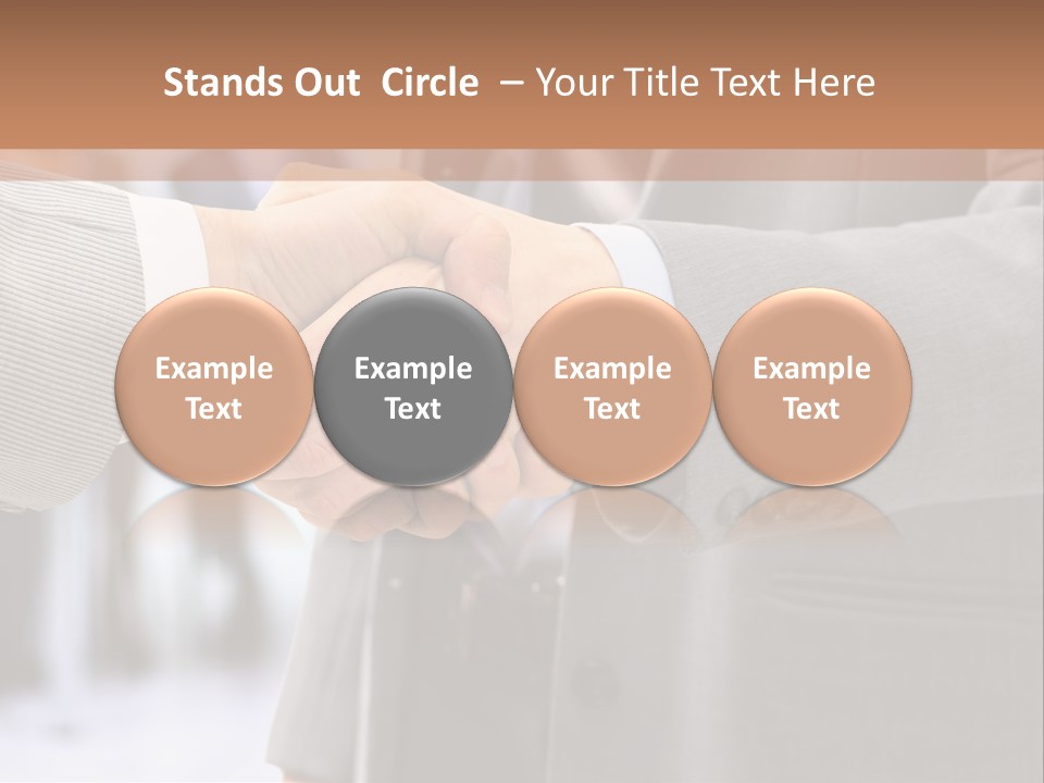 Support Sign Partner PowerPoint Template