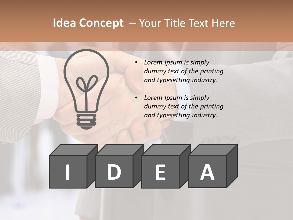 Support Sign Partner PowerPoint Template