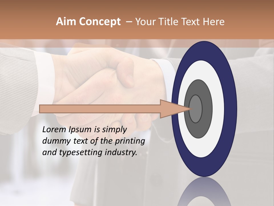 Support Sign Partner PowerPoint Template