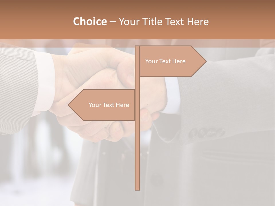 Support Sign Partner PowerPoint Template