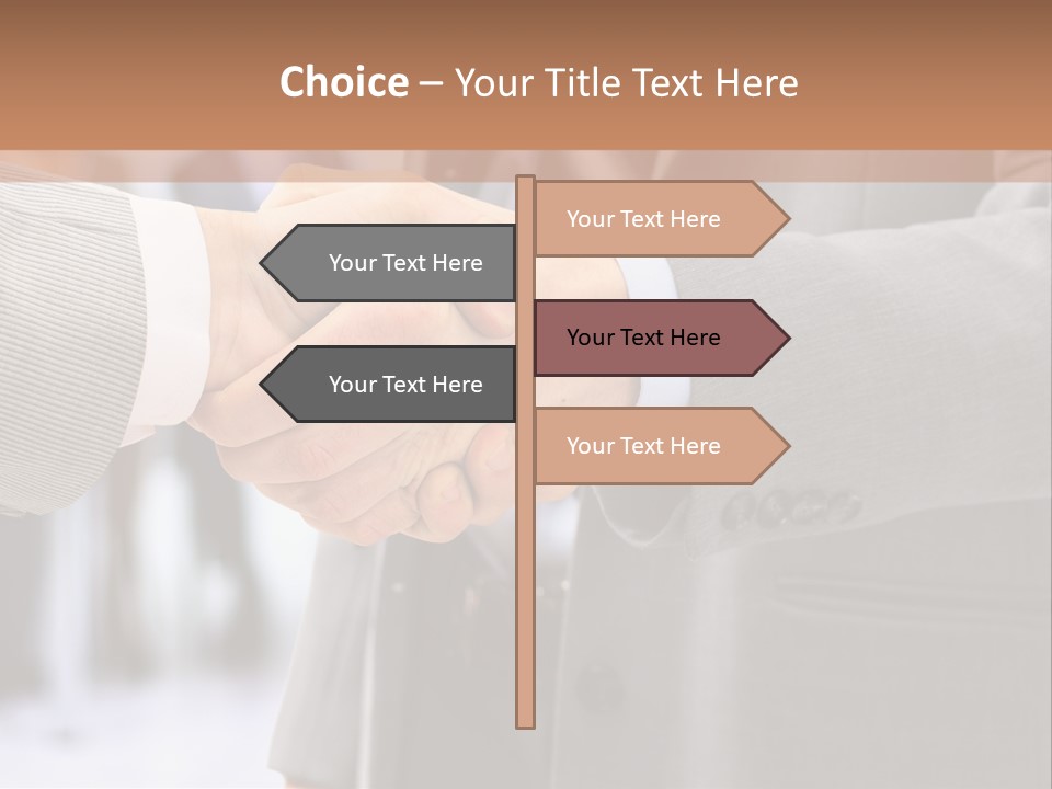 Support Sign Partner PowerPoint Template