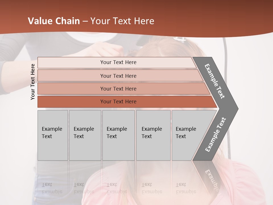 Hair Drying Cheerful PowerPoint Template