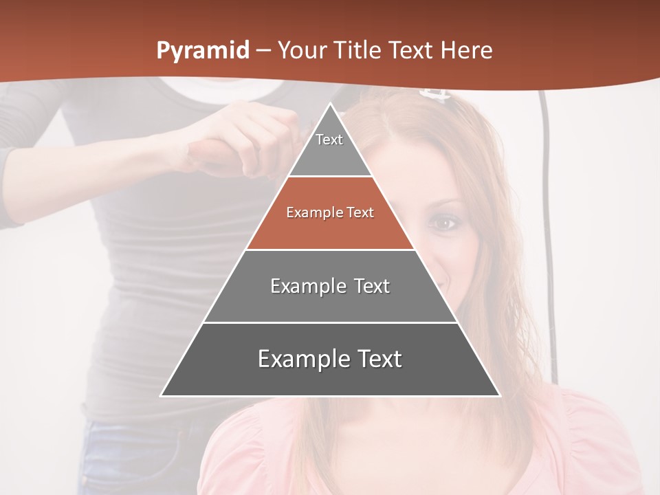 Hair Drying Cheerful PowerPoint Template