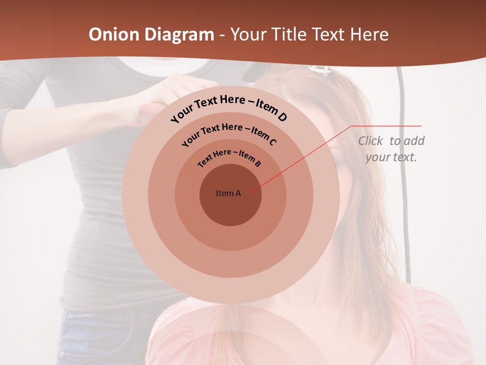 Hair Drying Cheerful PowerPoint Template