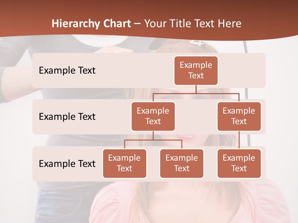 Hair Drying Cheerful PowerPoint Template