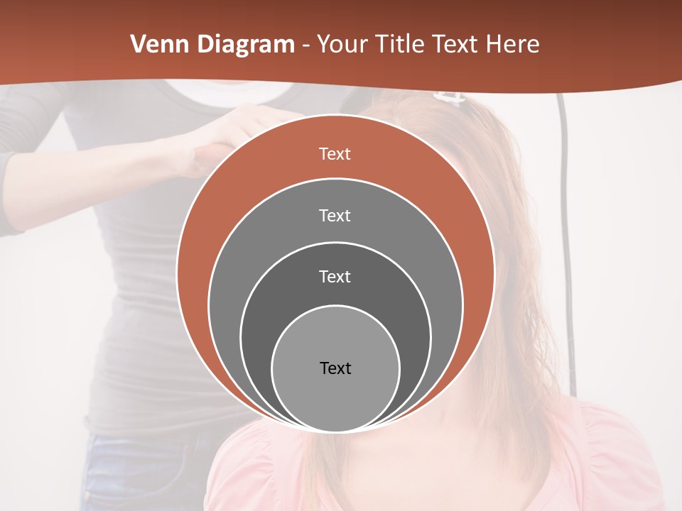 Hair Drying Cheerful PowerPoint Template