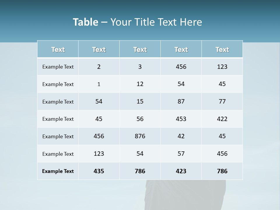 Stretching Businessman Fly PowerPoint Template
