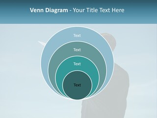 Stretching Businessman Fly PowerPoint Template