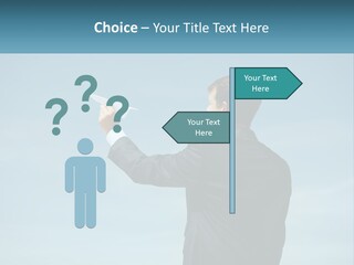 Stretching Businessman Fly PowerPoint Template