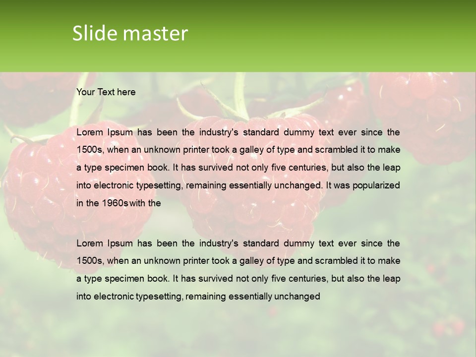 Group Nature Organic PowerPoint Template