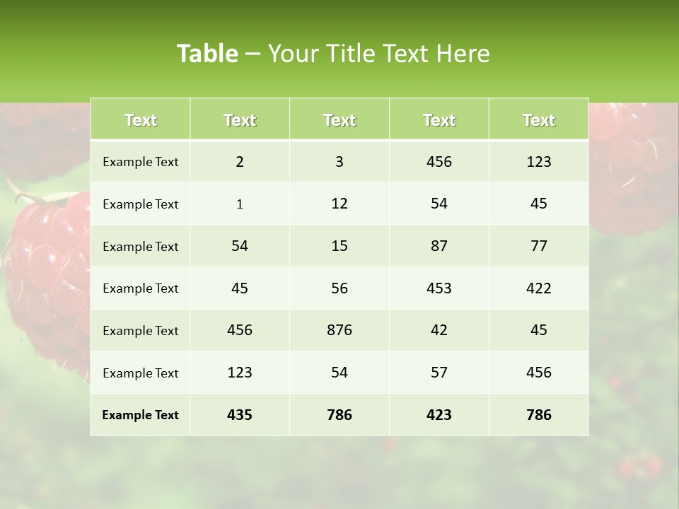 Group Nature Organic PowerPoint Template