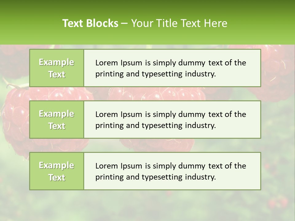 Group Nature Organic PowerPoint Template