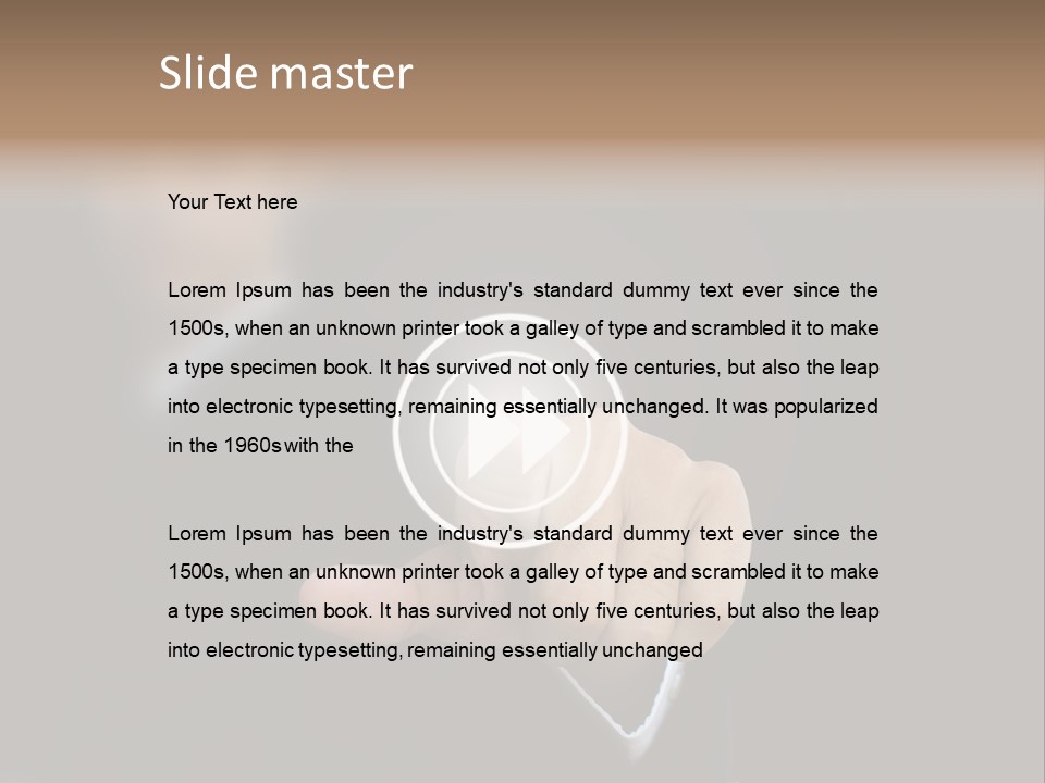 Interface Return Computer PowerPoint Template