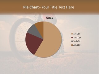 Extreme Bicycle Person PowerPoint Template
