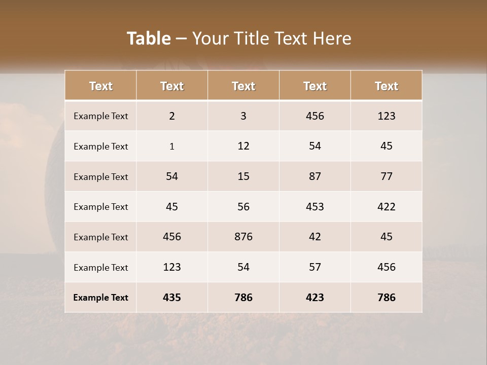 Extreme Bicycle Person PowerPoint Template