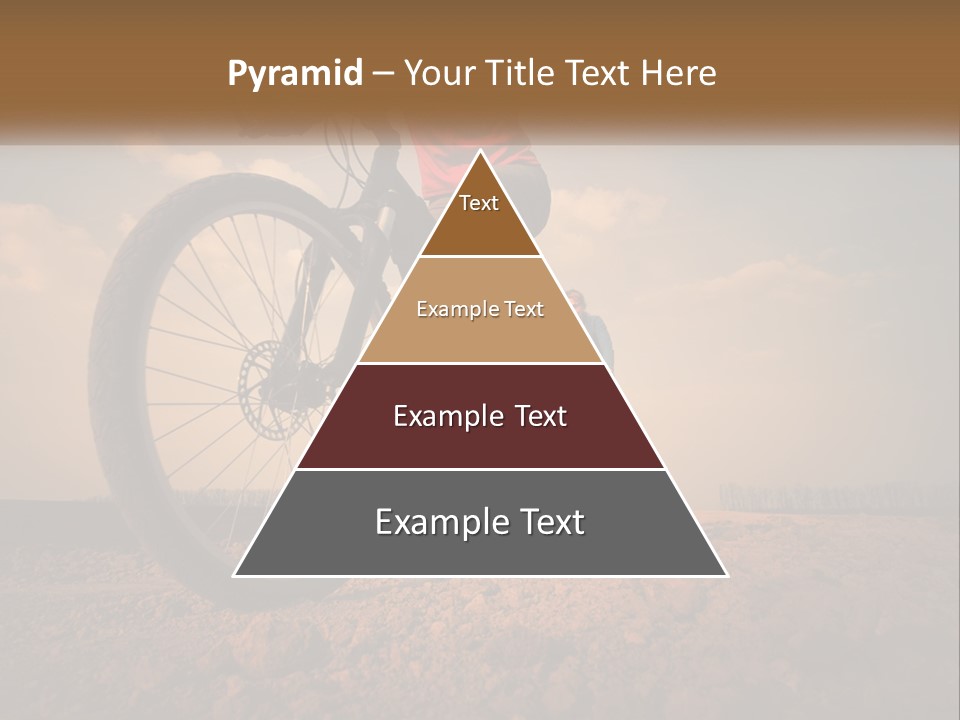 Extreme Bicycle Person PowerPoint Template