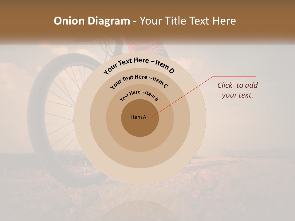Extreme Bicycle Person PowerPoint Template