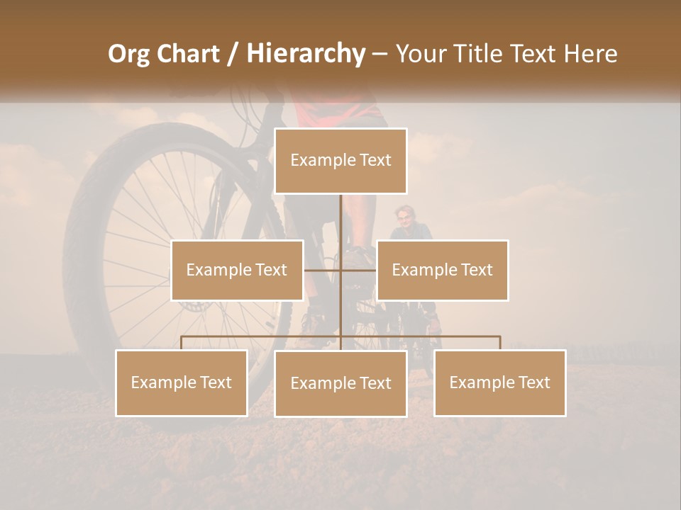 Extreme Bicycle Person PowerPoint Template