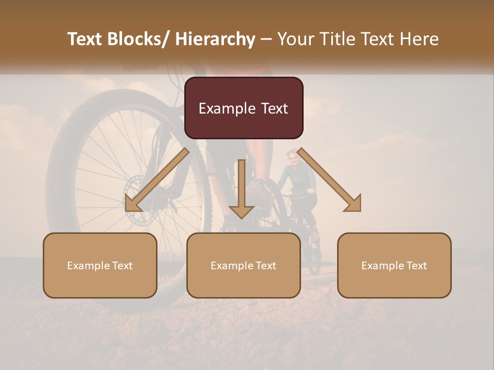 Extreme Bicycle Person PowerPoint Template