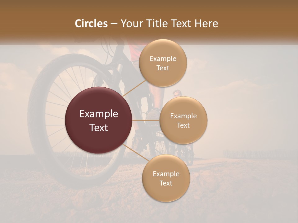 Extreme Bicycle Person PowerPoint Template