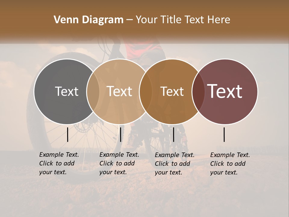 Extreme Bicycle Person PowerPoint Template