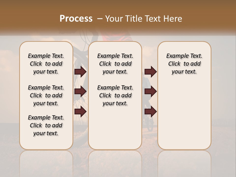 Extreme Bicycle Person PowerPoint Template