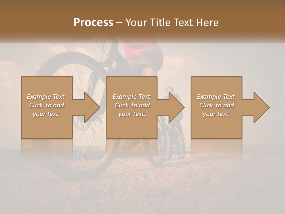 Extreme Bicycle Person PowerPoint Template