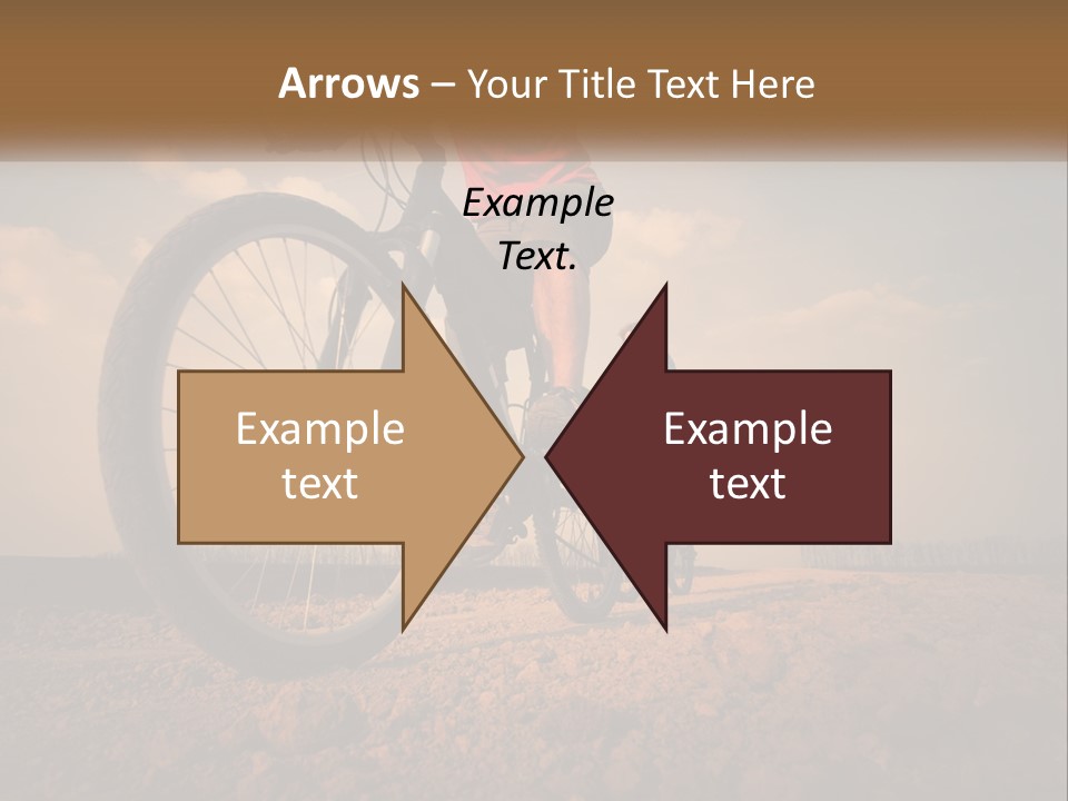 Extreme Bicycle Person PowerPoint Template