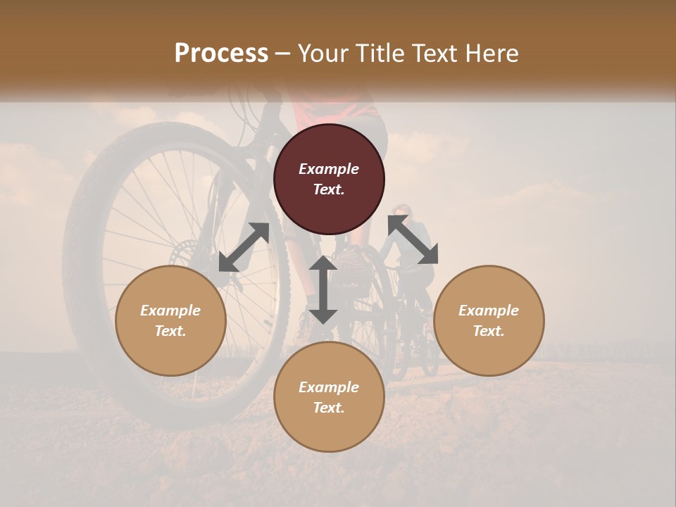 Extreme Bicycle Person PowerPoint Template