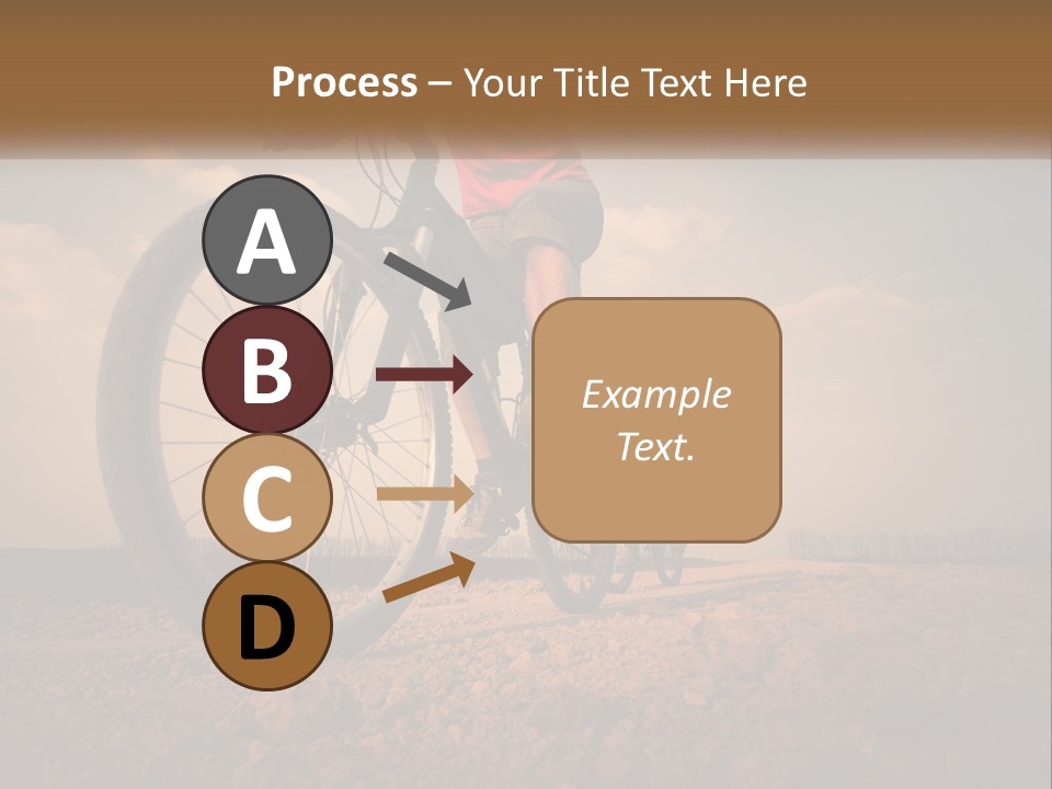 Extreme Bicycle Person PowerPoint Template