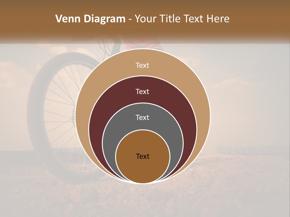 Extreme Bicycle Person PowerPoint Template