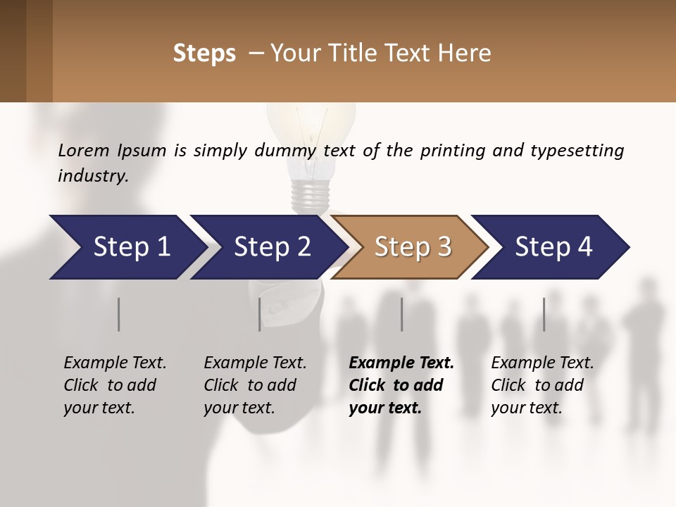 Lamp Smart Spiral PowerPoint Template