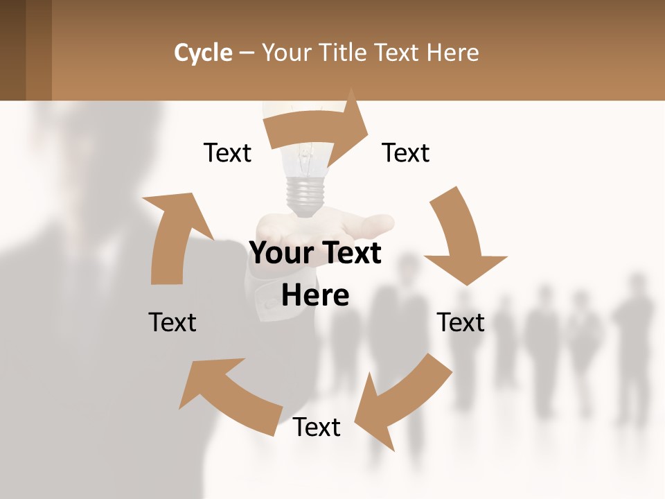 Lamp Smart Spiral PowerPoint Template
