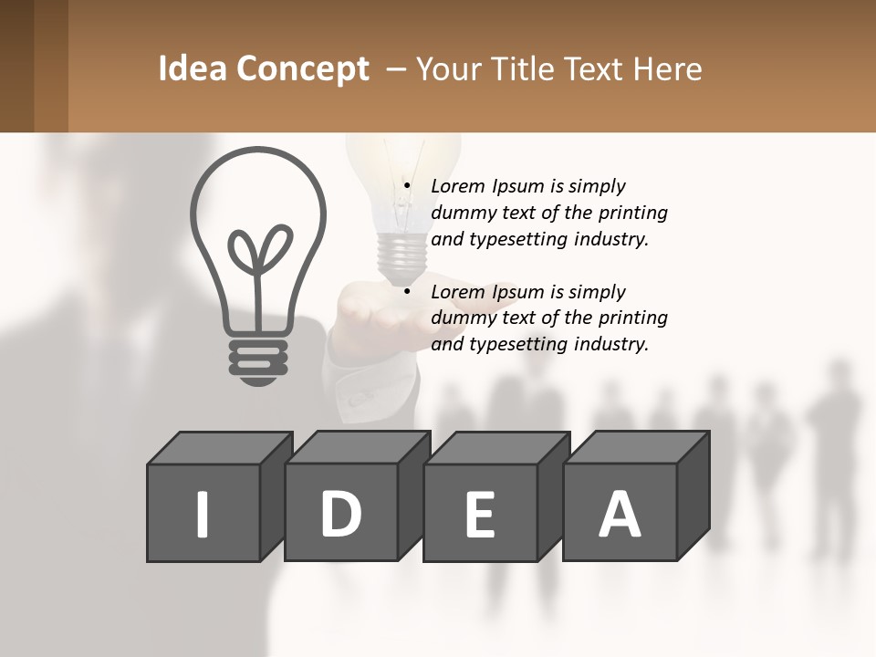 Lamp Smart Spiral PowerPoint Template