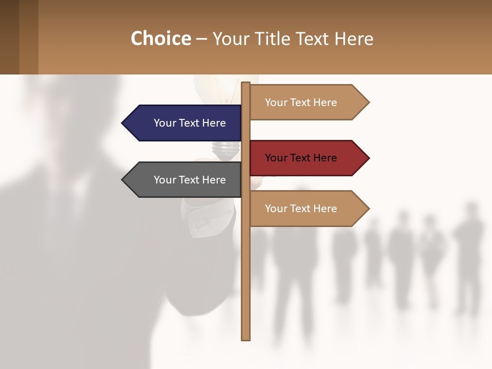 Lamp Smart Spiral PowerPoint Template