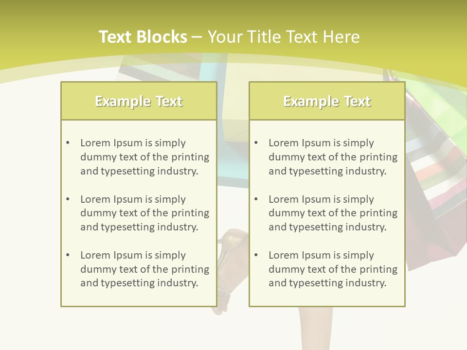 Fashion Purchase Box PowerPoint Template