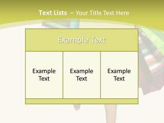 Fashion Purchase Box PowerPoint Template