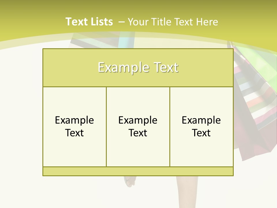 Fashion Purchase Box PowerPoint Template