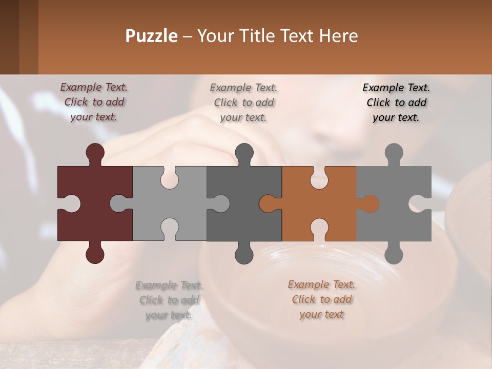 Learn Boy Shape PowerPoint Template