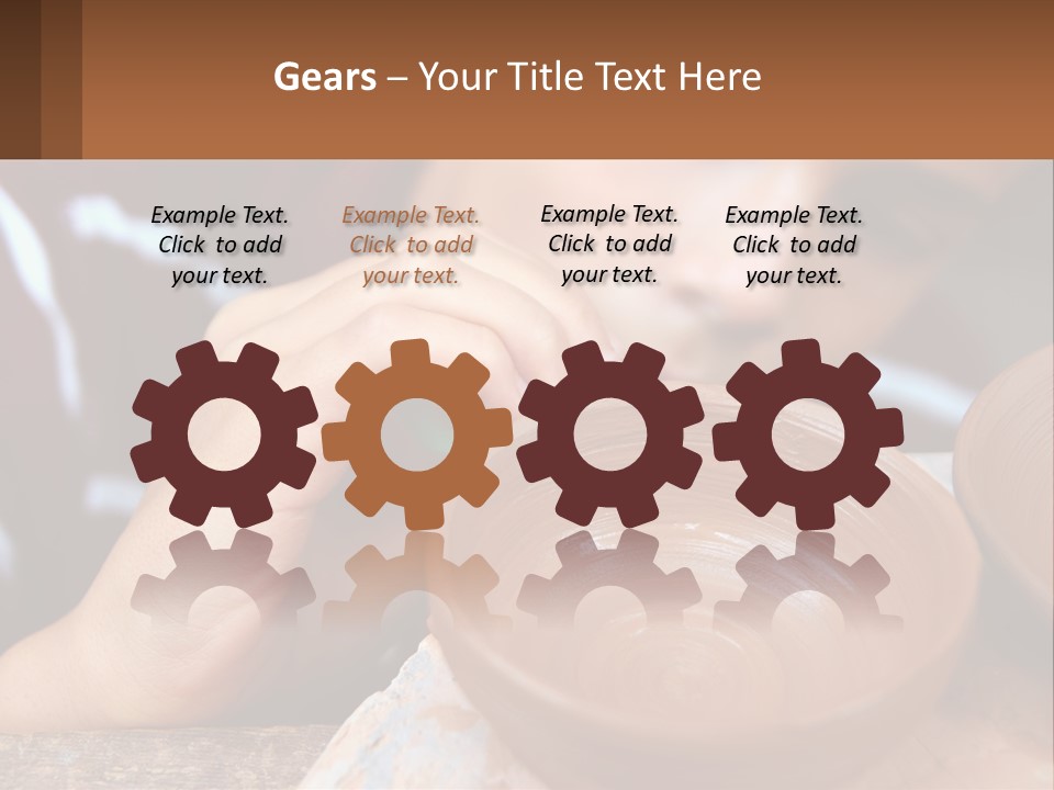 Learn Boy Shape PowerPoint Template